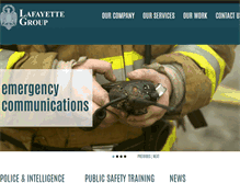 Tablet Screenshot of lafayettegroup.com